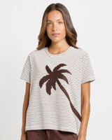 Betty Basics Tibby Tee Chocolate Stripe