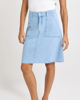 Betty Basics Aida A-Line Denim Skirt Med Wash
