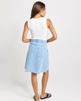 Betty Basics Aida A-Line Denim Skirt Med Wash