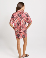 Betty Basics Sunset Shirt Coco Print Brown