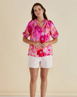 Betty Basics Joanne Short Sleeve Blouse