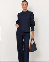 Adorne Chandler Denim Pants Dark Denim
