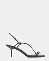 Billini Zahava Strappy Black Stiletto Heels