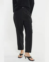 Sass Lo Tapered Black Cargo Pants