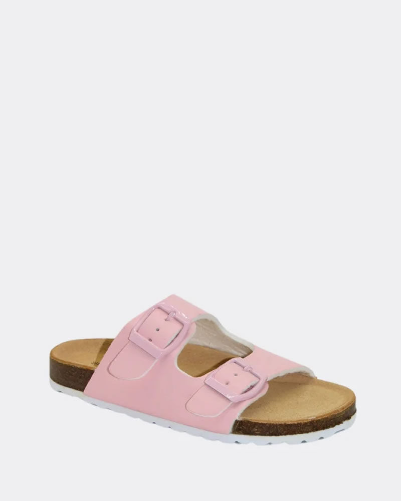 Human Shoes Molly Kids Double Buckle Slides