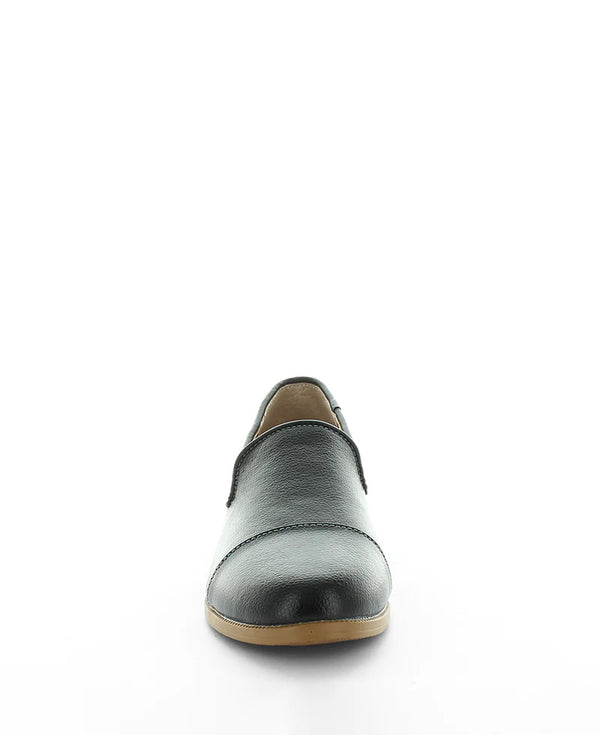  Just Bee Cacinta Black Leather Loafer