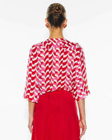 Fate + Becker Just Love Frill Blouse Geo Link