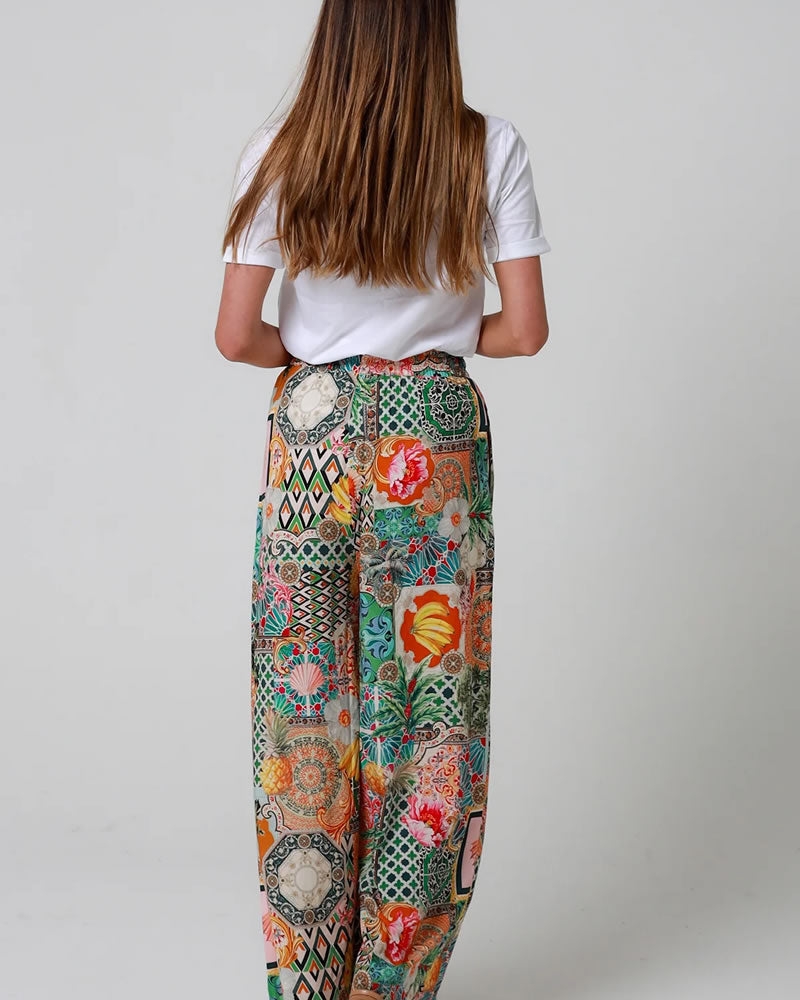 Dreamcatcher Amira Wide Leg Pants Multi Print