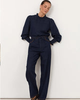 Adorne Chandler Denim Pants Dark Denim