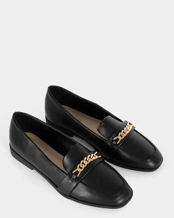  Wildfire Shoes Toronto Black Flat Loafers