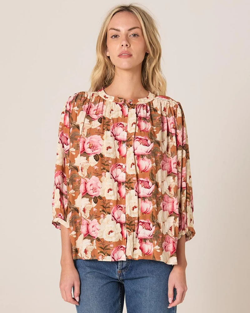 Fate + Becker Sweet Emotions Blouse Garden Pink