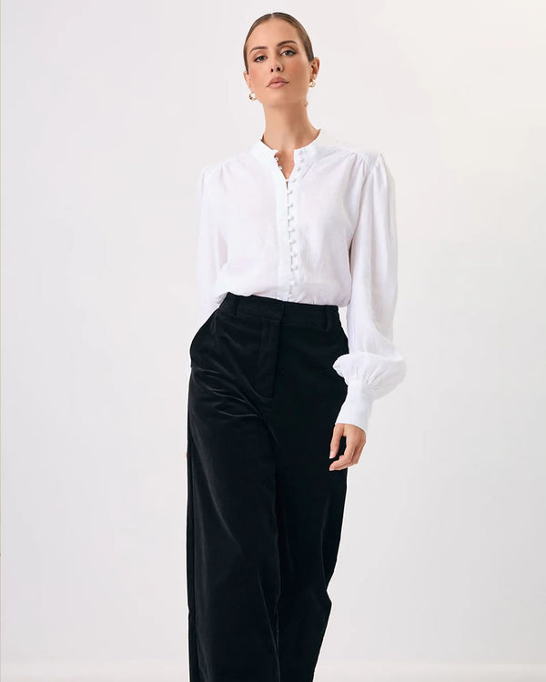  Adorne Lulu Velvet Pants Black