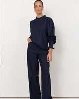 Adorne Chandler Denim Pants Dark Denim