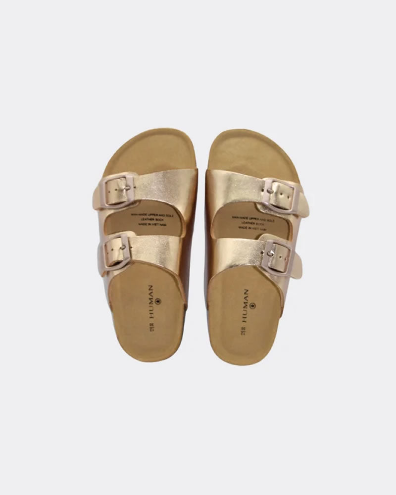 Human Shoes Molly Kids Double Buckle Slides