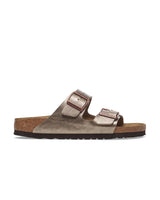 Birkenstock Arizona Birko Flor Graceful Taupe 2 Strap Sandals