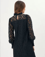 Adorne Olivia Long Sleeve Lace Dress