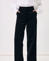 Adorne Lulu Velvet Pants Black
