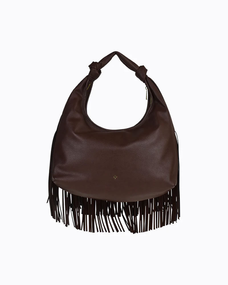 Peta + Jain Moss Hobo Fringe Bag
