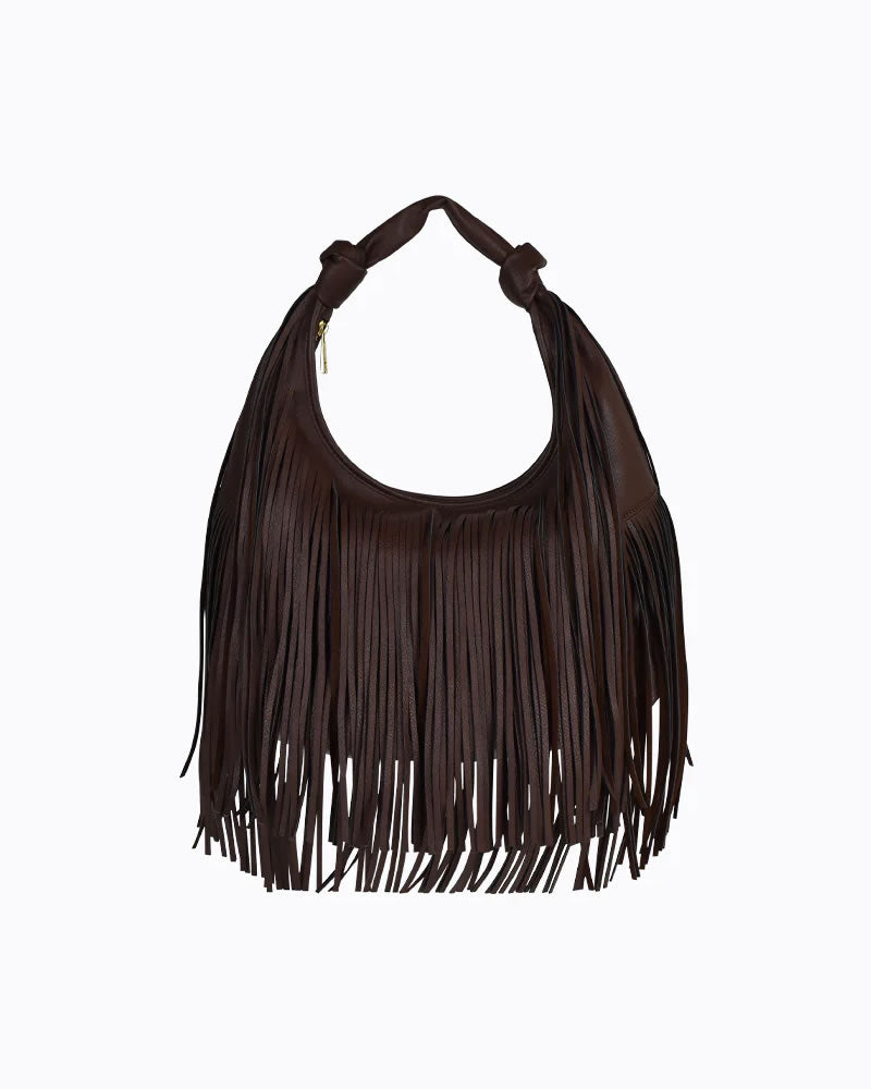 Peta + Jain Moss Hobo Fringe Bag