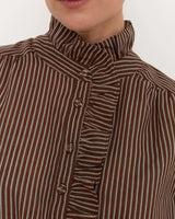 Adorne Maeve Shirt  Stripe