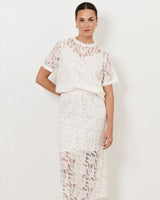 Adorne Mae Lace Midi Skirt