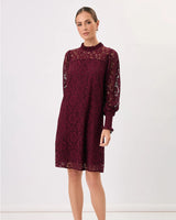 Adorne Olivia Long Sleeve Lace Dress