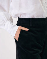 Adorne Lulu Velvet Pants Black