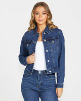 Sass Darcy Denim Jacket - 78Wash Blue