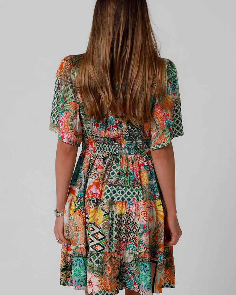 Dreamcatcher Amira Mini Dress Multi Print