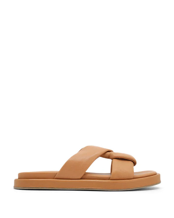  Luna Sole Cherrie Twist Front Leather Slides