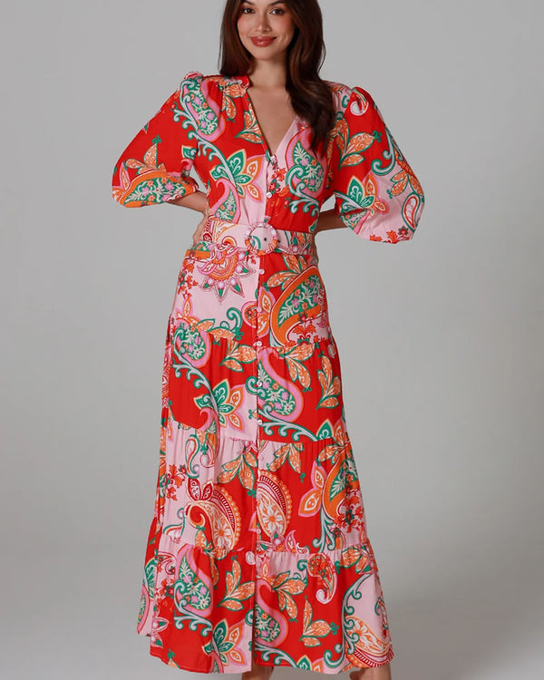  Dreamcatcher Lyla Maxi Dress Multi Print