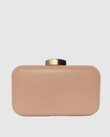 Izoa Zara Clutch with Gold Hardware