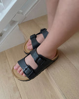 Human Shoes Kai Kids Unisex Double Buckle Slides