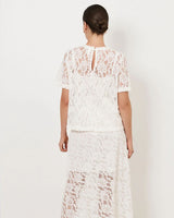 Adorne Mae Lace Midi Skirt