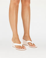 Billini Tiggy Wedge Thong Cream Linen