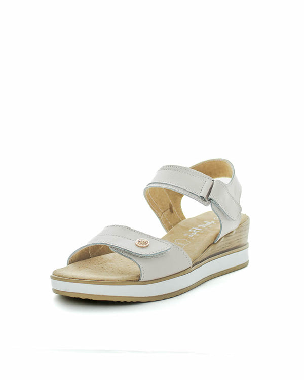  Just Bee Cyrina Nude Leather Sandals