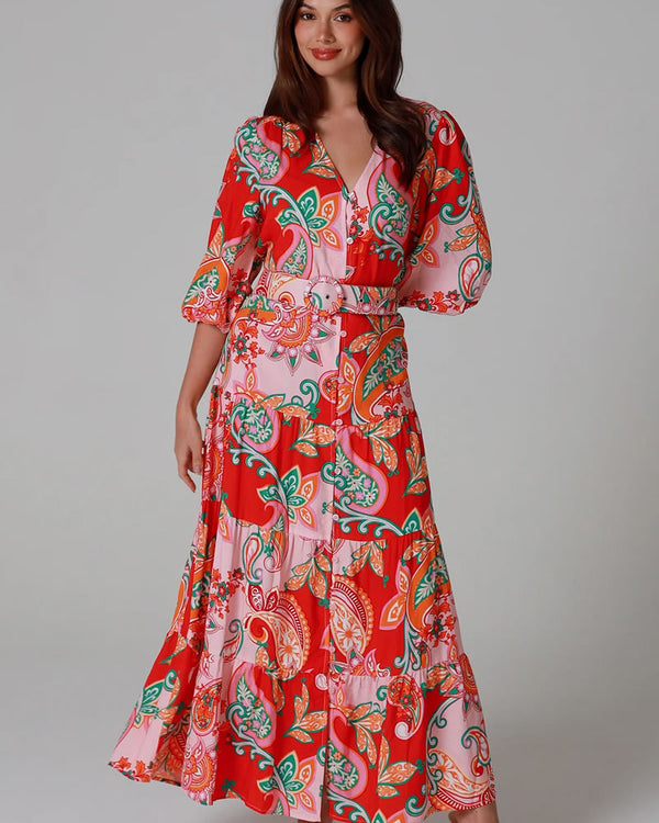  Dreamcatcher Lyla Maxi Dress Multi Print