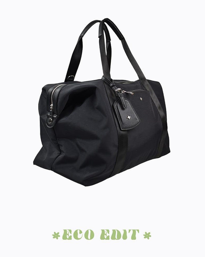 Peta + Jain Stayover Black Nylon Travel Bag