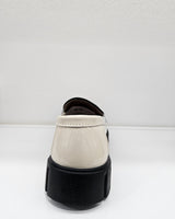 Just Bee Channa Patent/Croc Combo Chunky Loafers