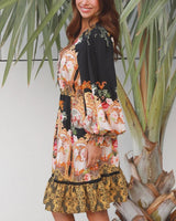 Dreamcatcher Maribel Mini Dress Multi Print