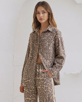 Mutig Leo Leopard Print Shirt