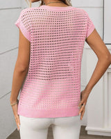 Mutig Zane Knit Top Pink