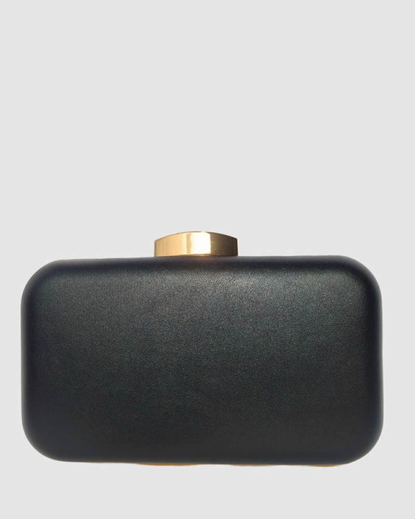  Izoa Zara Clutch with Gold Hardware