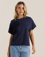 Sass Mira Crochet Tee
