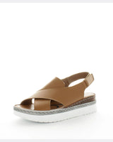 Just bee Chipata Leather Wedge Sandals
