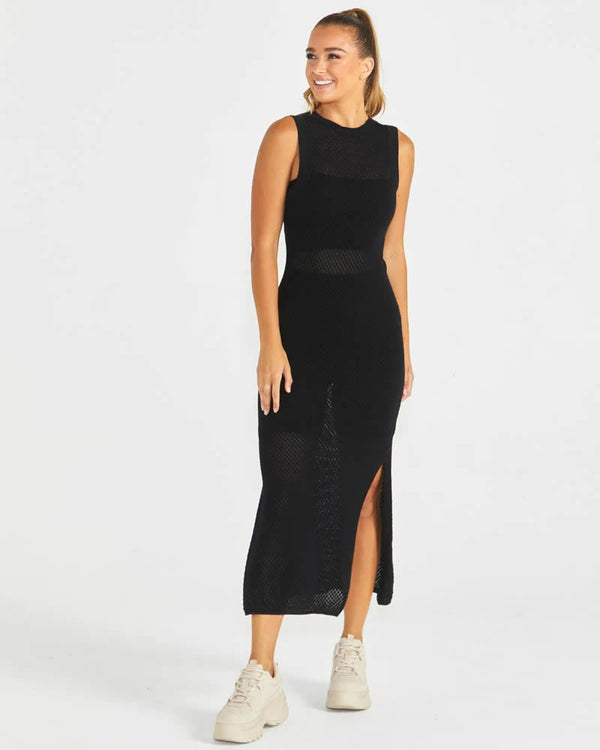  Sass Mardie Knit Dress Black