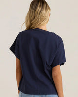 Sass Mira Crochet Tee