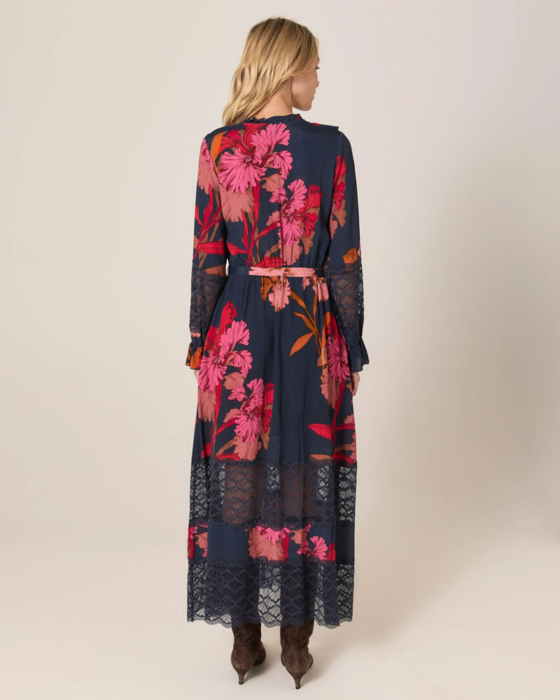 Fate + Becker Captivation Maxi Dress Shadow Floral