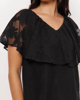 Adorne Mirra Frill Lace Top