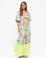 Label of Love La Dolce Vita Printed Maxi Dress